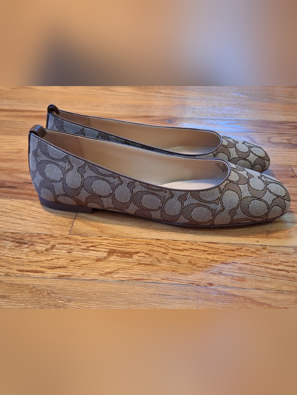 COACH Wendy Ballet Flats Shoes Size 10 New! - Picture 4 of 16